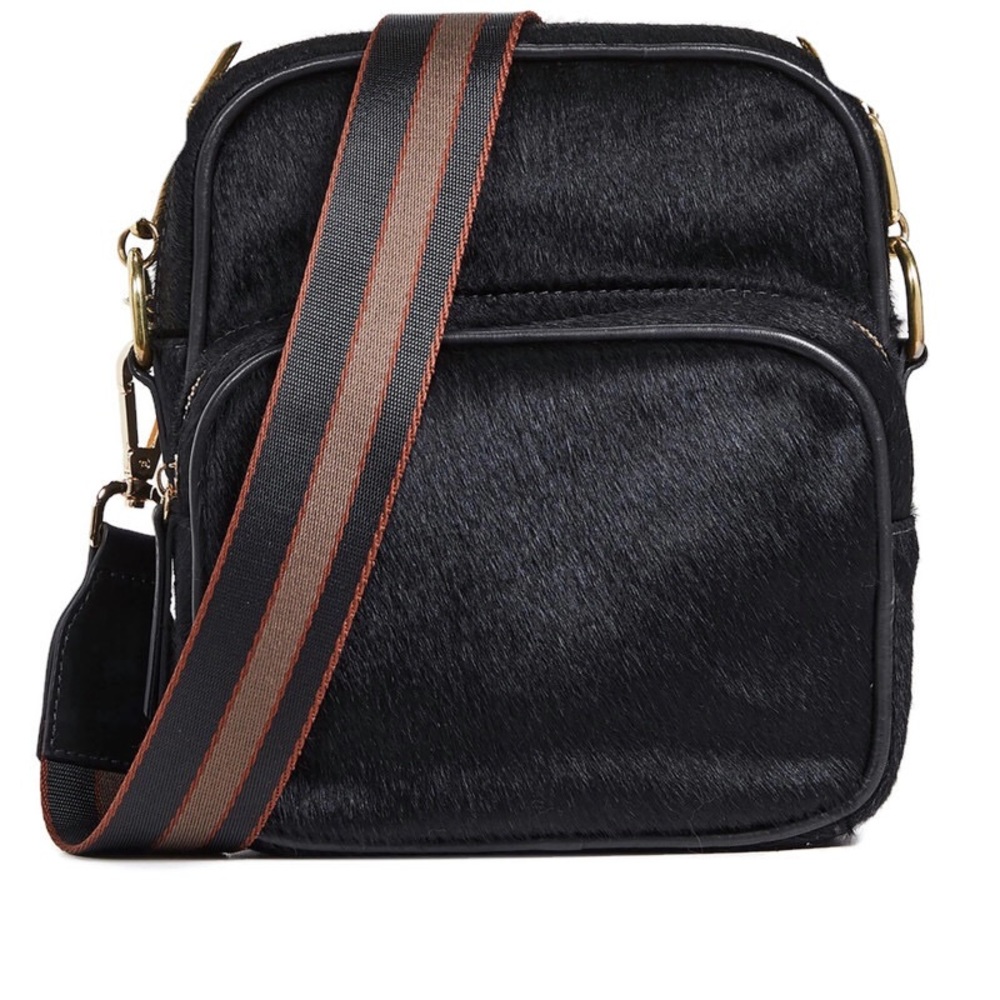 Rachel Comey Calfskin Bump Bag Black Crossbody